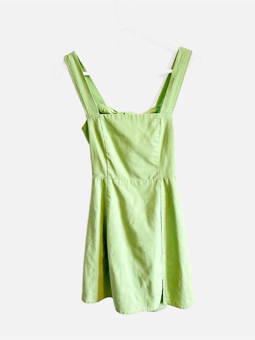 Charlie‎ Holiday Cut Out Mini Dress Green